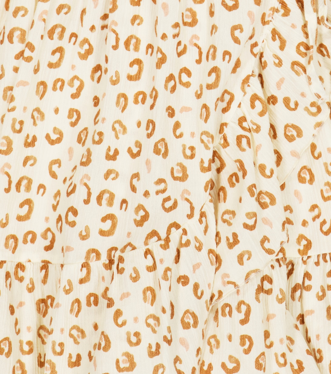 Vestido wrap de algodón de leopardo | The New Society
