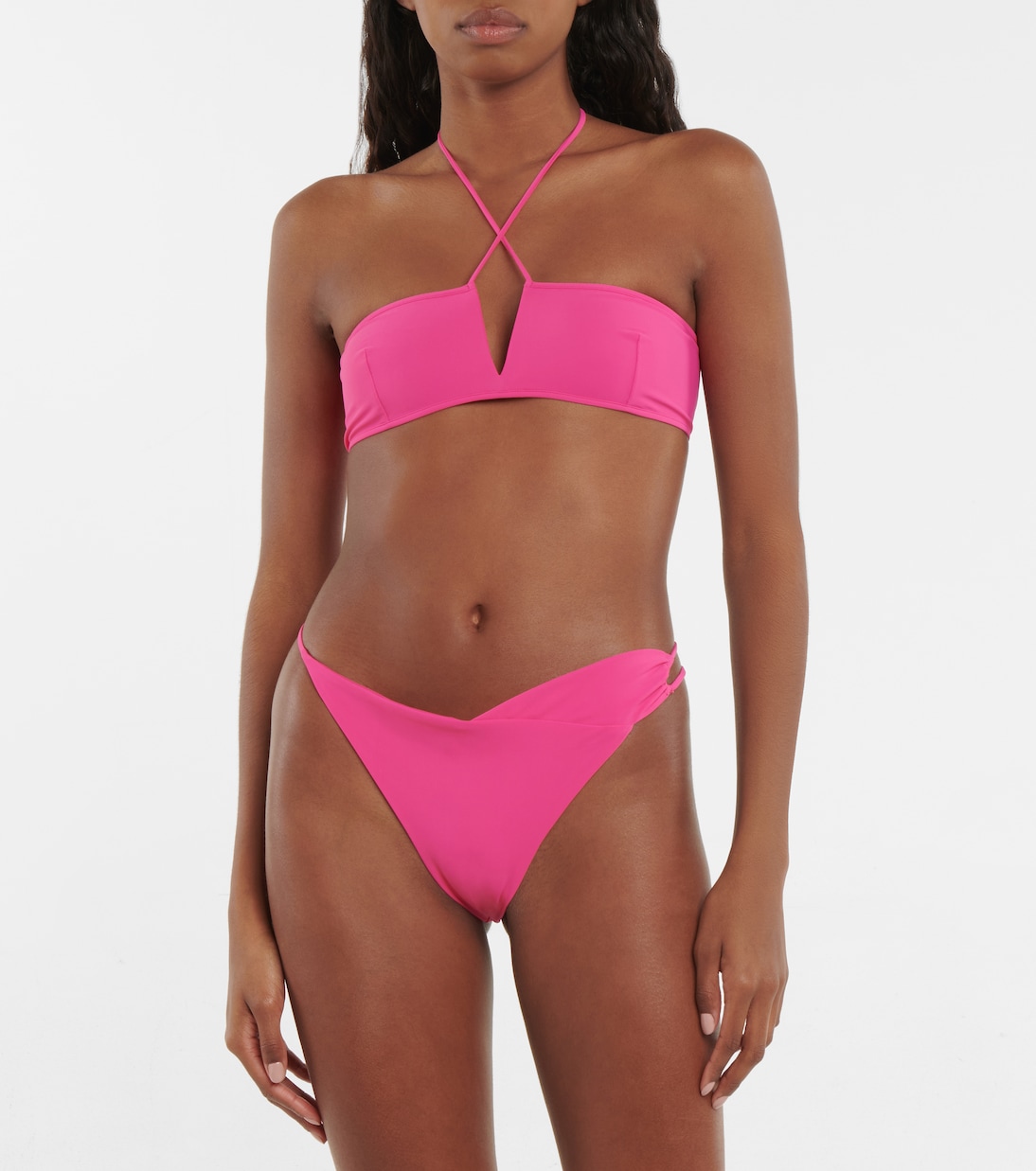 Top bikini con scollo all’americana | Nensi Dojaka