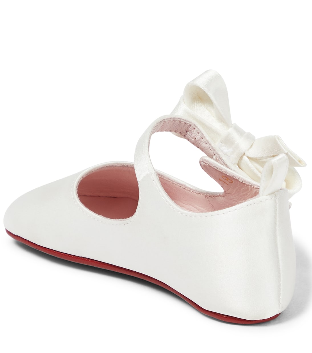 Bébé – Ballerines Lou Babe en satin | Christian Louboutin Kids