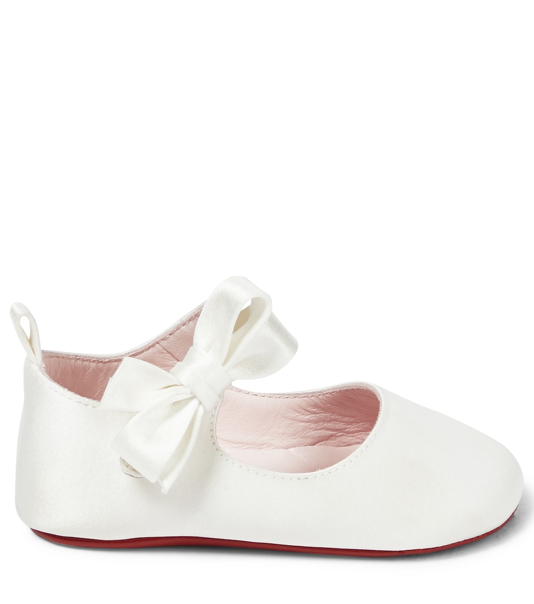 Bébé – Ballerines Lou Babe en satin | Christian Louboutin Kids