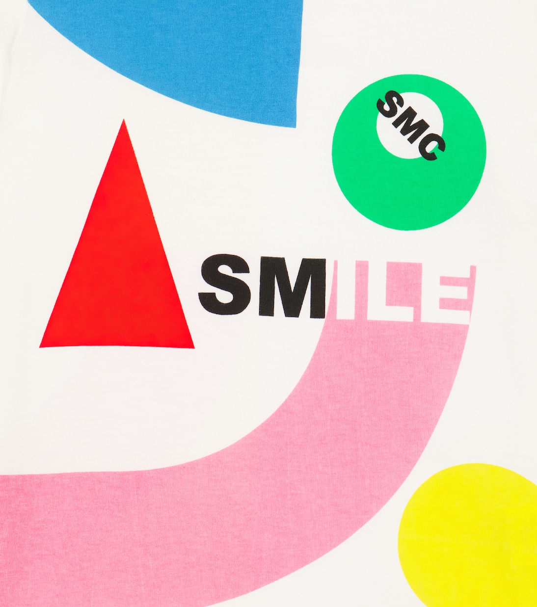 T-shirt in cotone con logo e stampa | Stella McCartney Kids