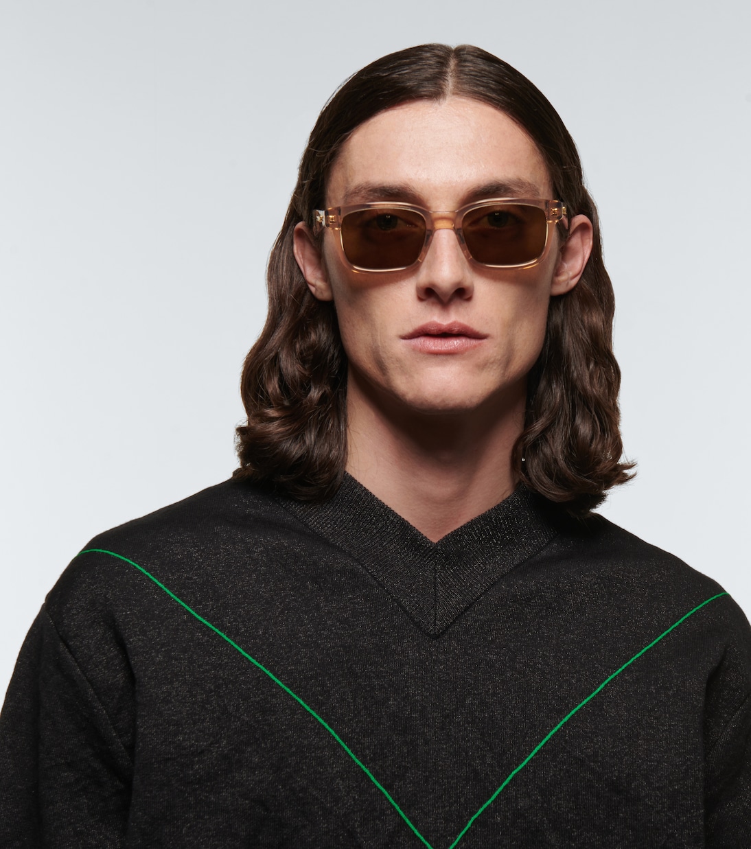 Square acetate sunglasses | Bottega Veneta