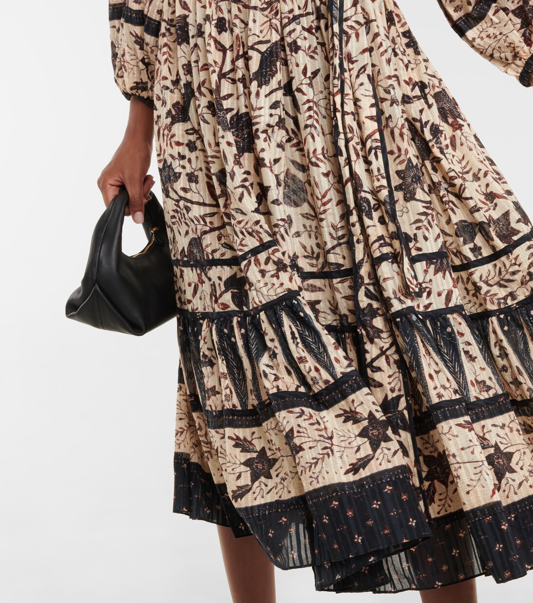 Kemala self-tie printed midi dress | Ulla Johnson