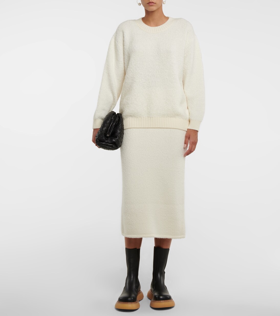 Falda midi en mezcla de lana | Dorothee Schumacher
