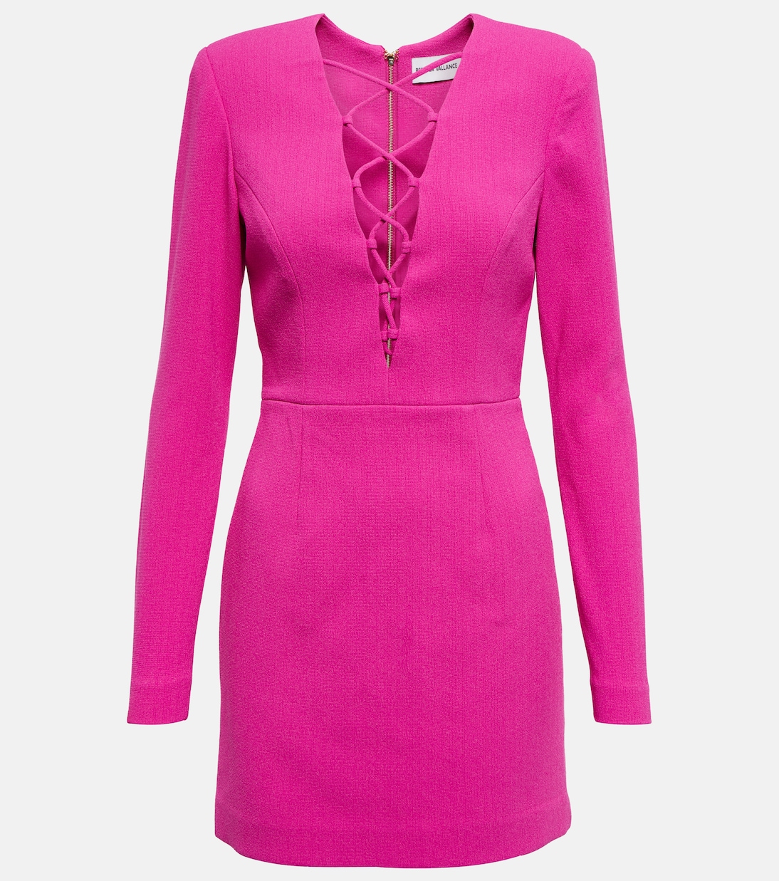 Cupid's Bow Lace-up mini dress | Rebecca Vallance
