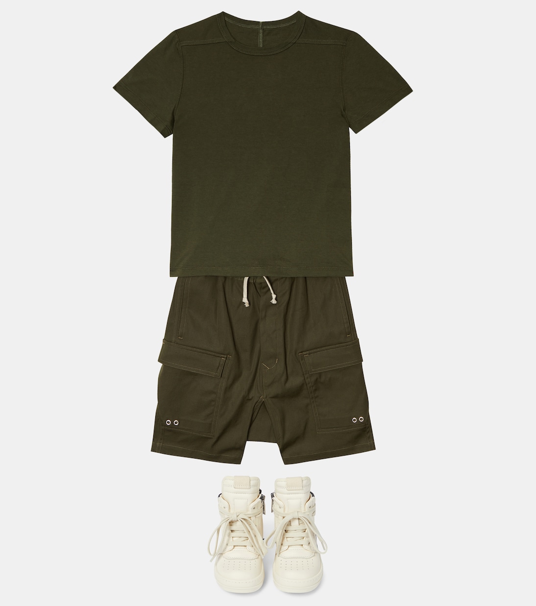 Camiseta en punto fino de algodón | Rick Owens Kids