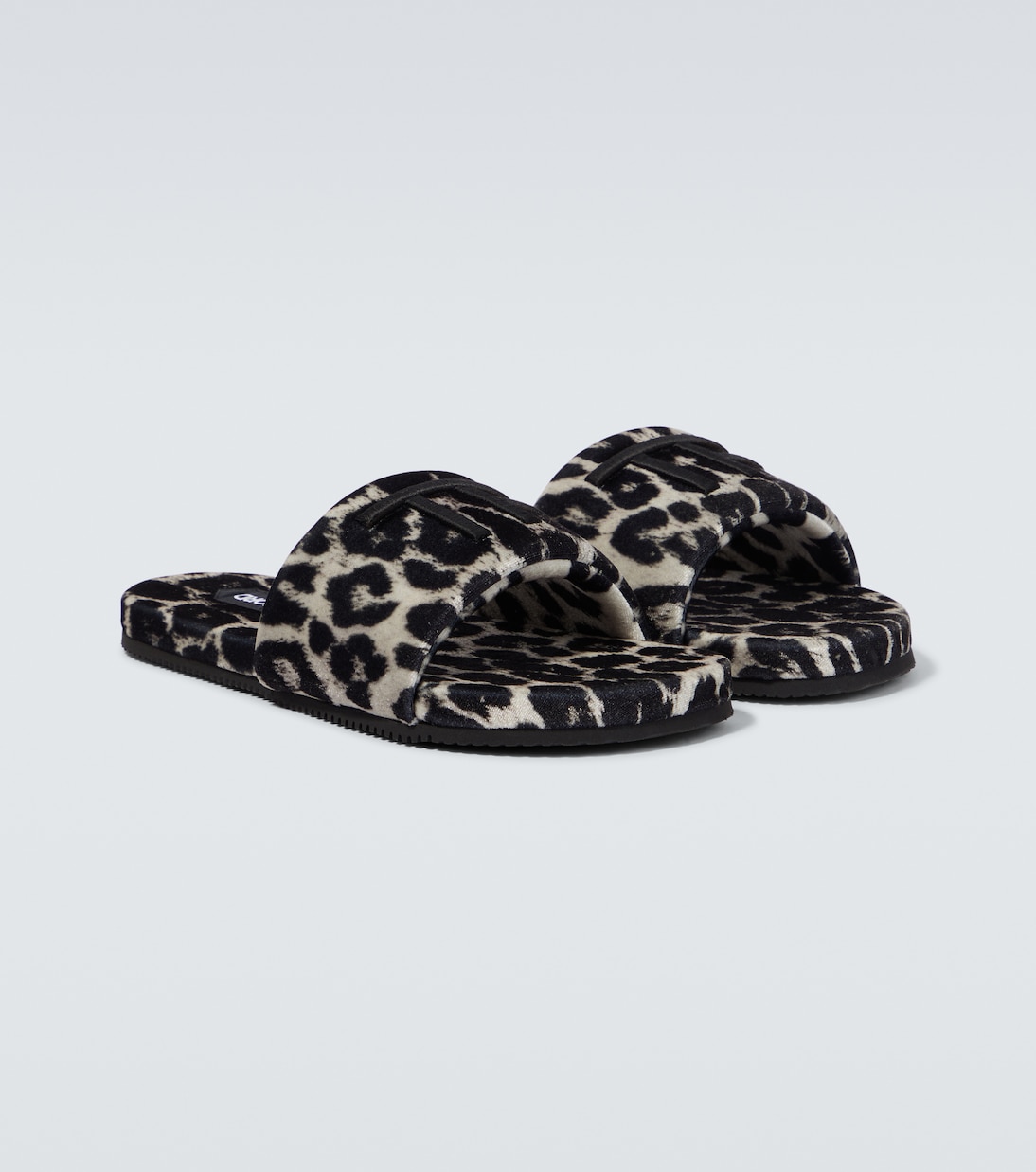 Harrison logo leopard-print slides | Tom Ford