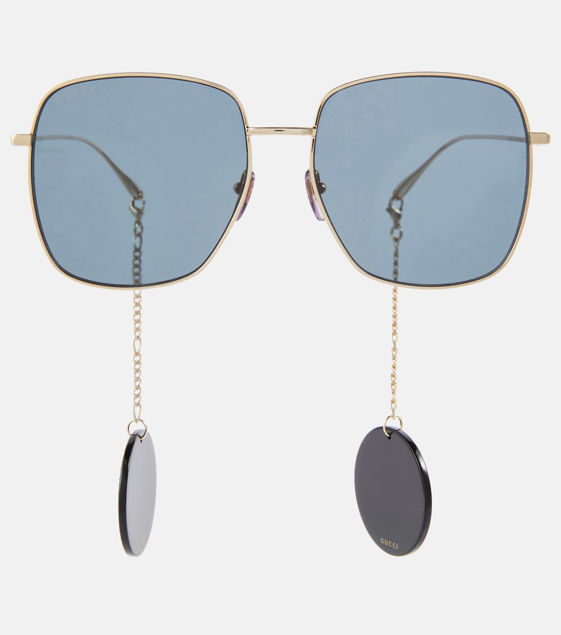 Gafas de sol cuadradas con adornos | Gucci