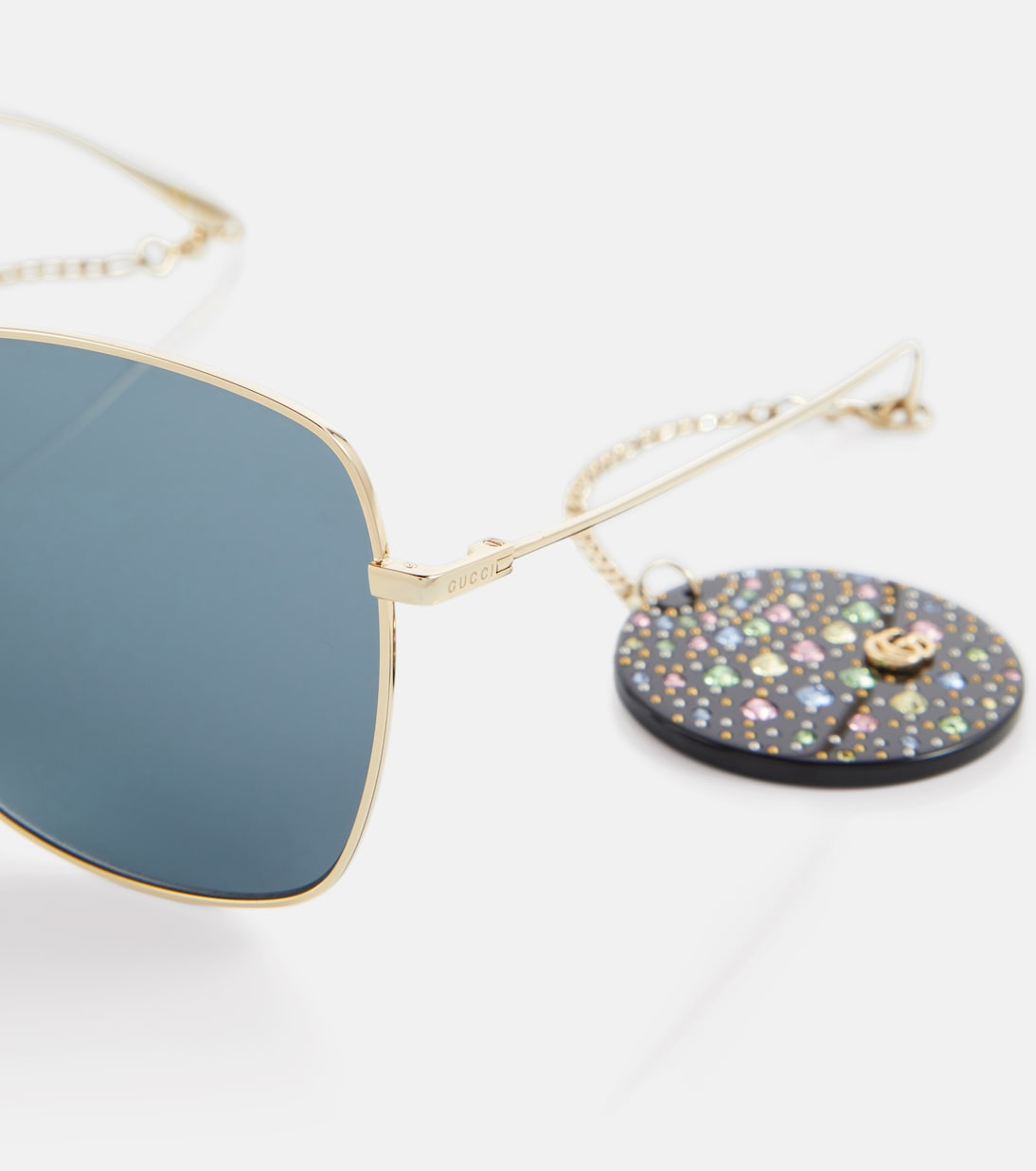 Gafas de sol cuadradas con adornos | Gucci