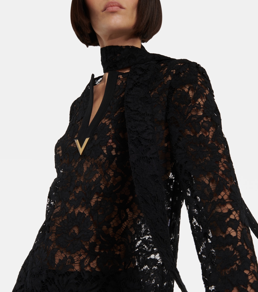 Top in pizzo guipure | Valentino