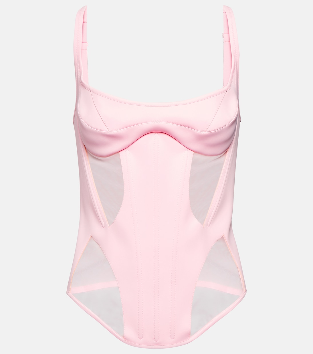 Bustier con mesh | Mugler