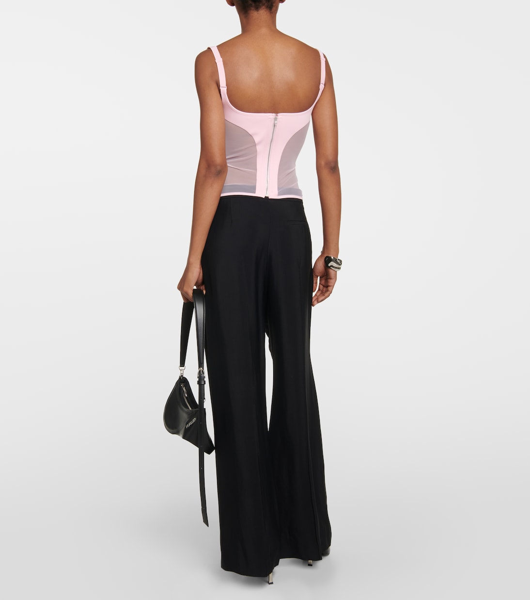 Bustier con mesh | Mugler