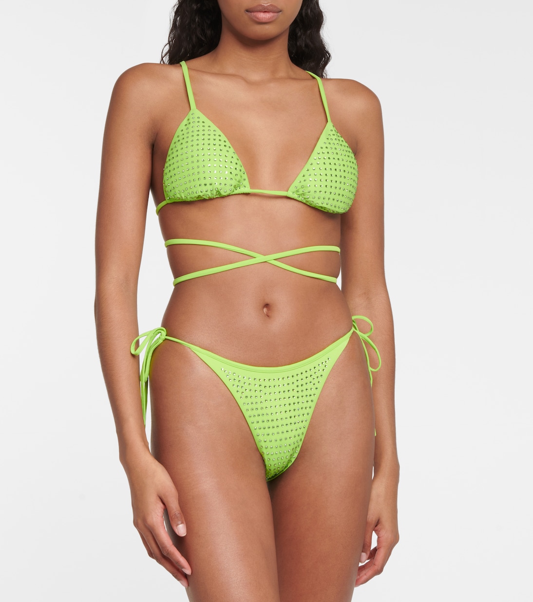 Embellished bikini bottoms | Self-Portrait