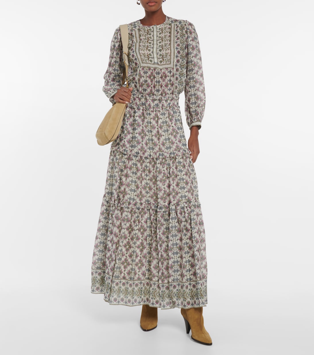 Bedrucktes Maxikleid Mafezia aus Seide | Isabel Marant