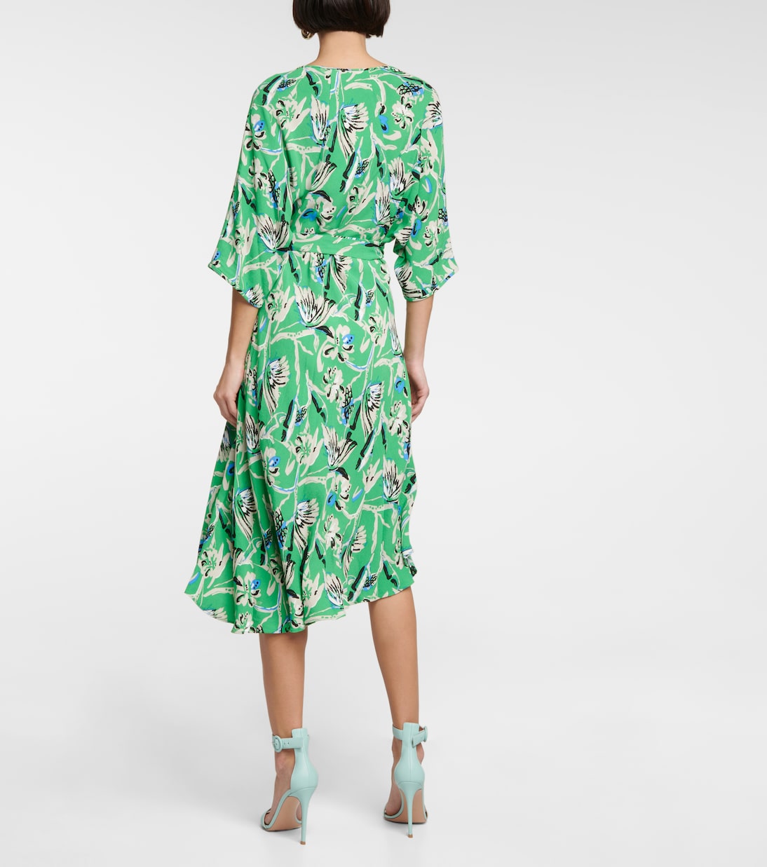 Eloise faux-wrap midi dress | Diane von Furstenberg