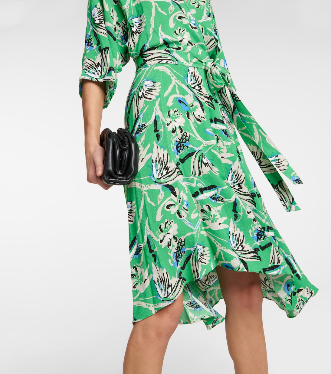 Eloise faux-wrap midi dress | Diane von Furstenberg
