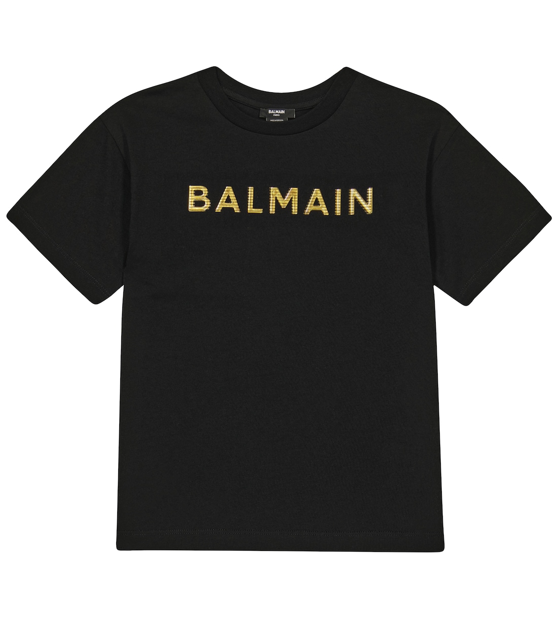 T-shirt en coton à logo | Balmain Kids