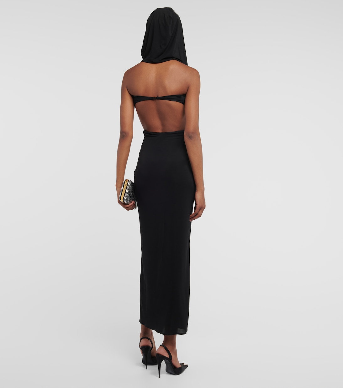 Hooded cutout midi dress | Magda Butrym