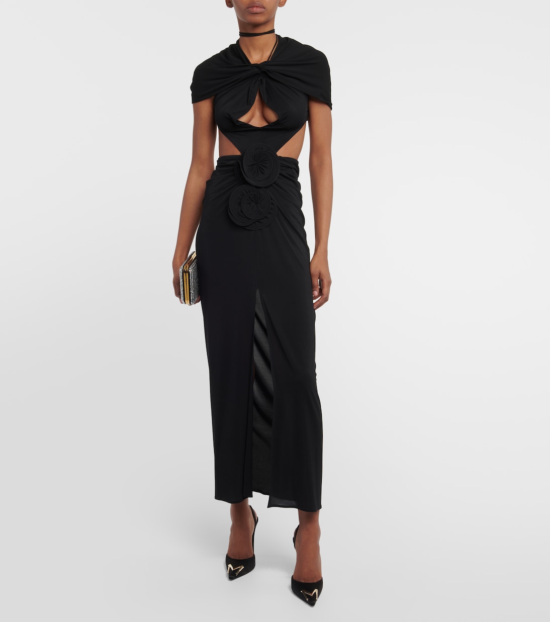 Hooded cutout midi dress | Magda Butrym