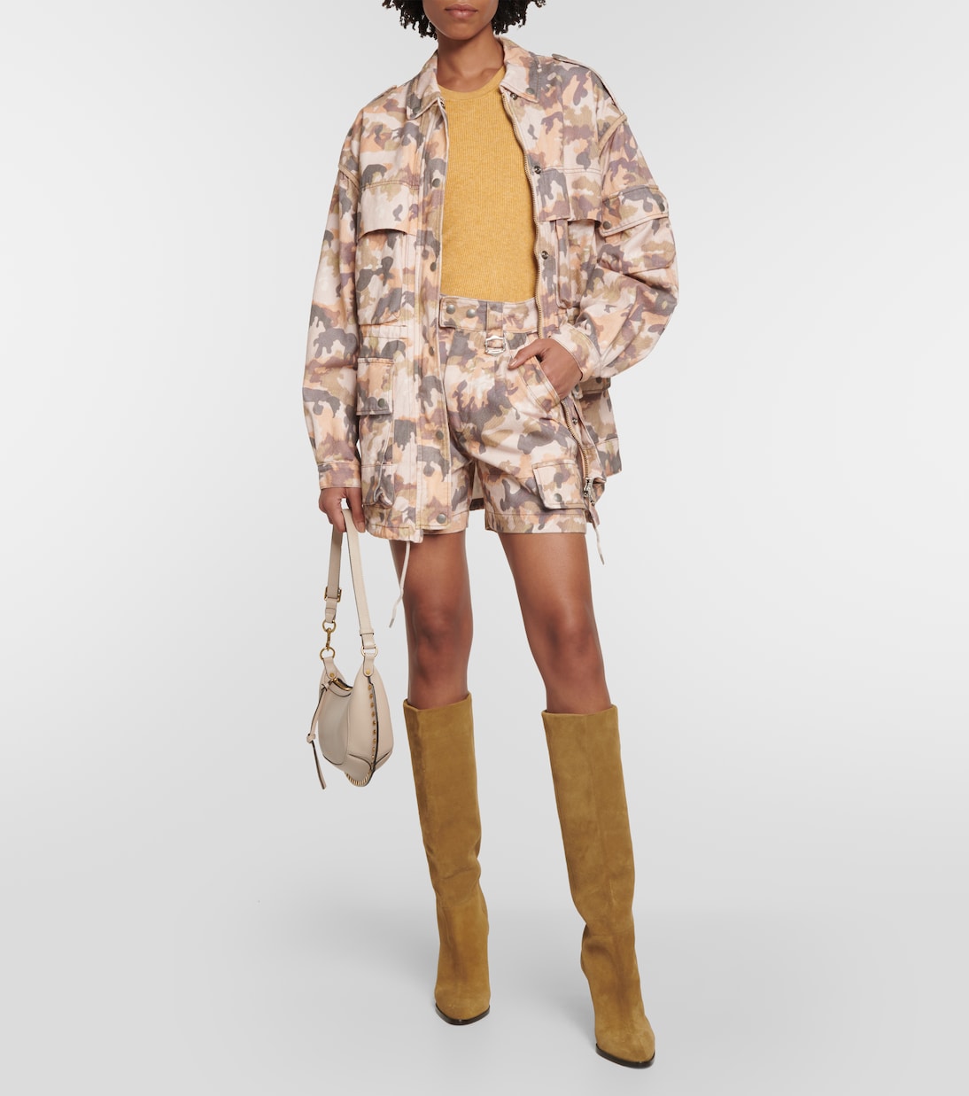Shorts di jeans Eliano a vita alta | Isabel Marant