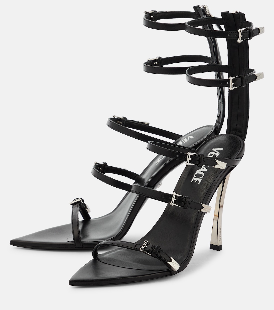 Sandalen aus Leder | Versace