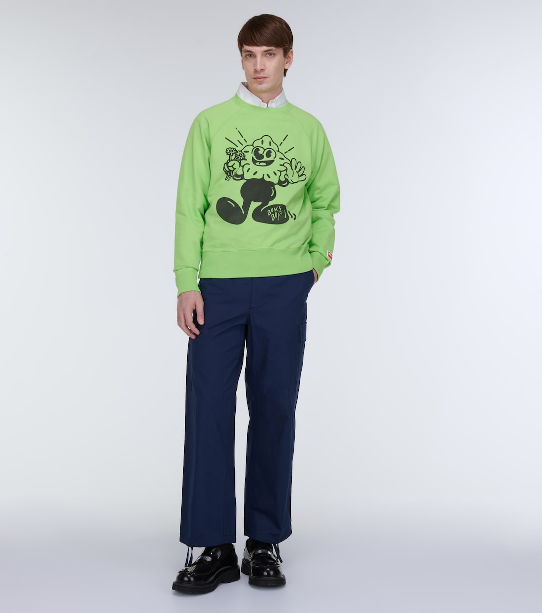 Felpa Boke Boy in cotone con stampa | Kenzo
