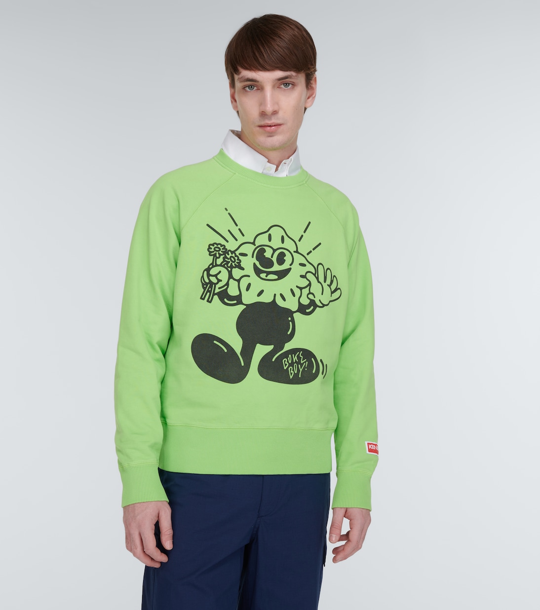 Felpa Boke Boy in cotone con stampa | Kenzo