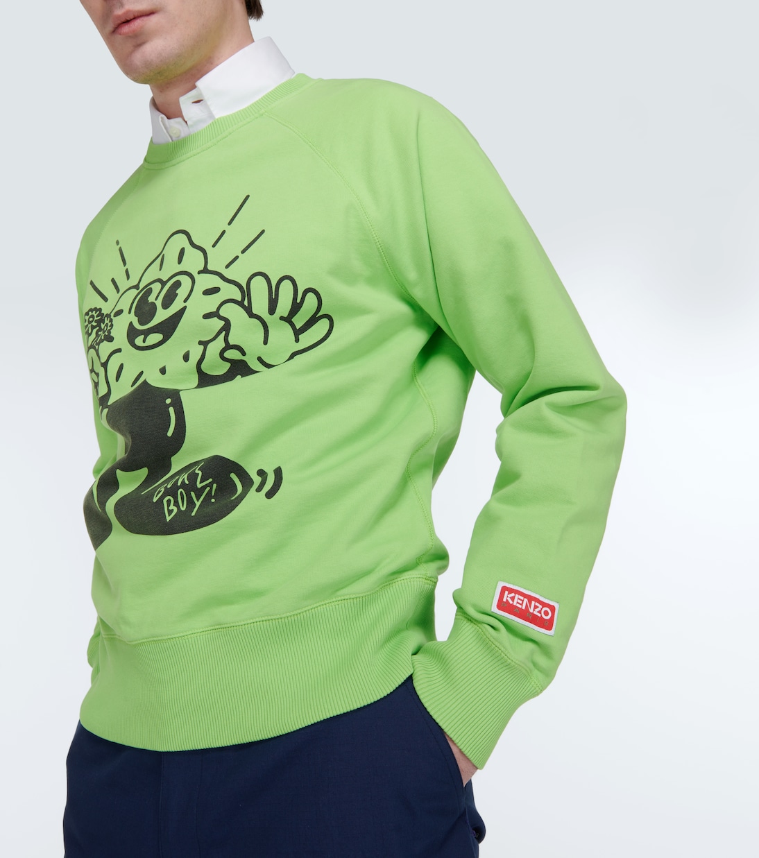 Felpa Boke Boy in cotone con stampa | Kenzo