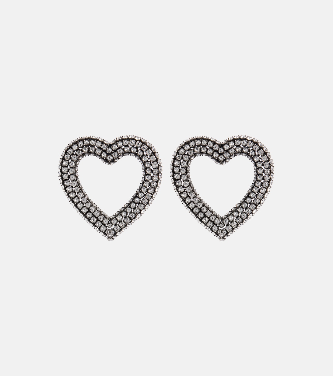 Orecchini a cuore con dettagli decorati BALENCIAGA per giovani trendsetter