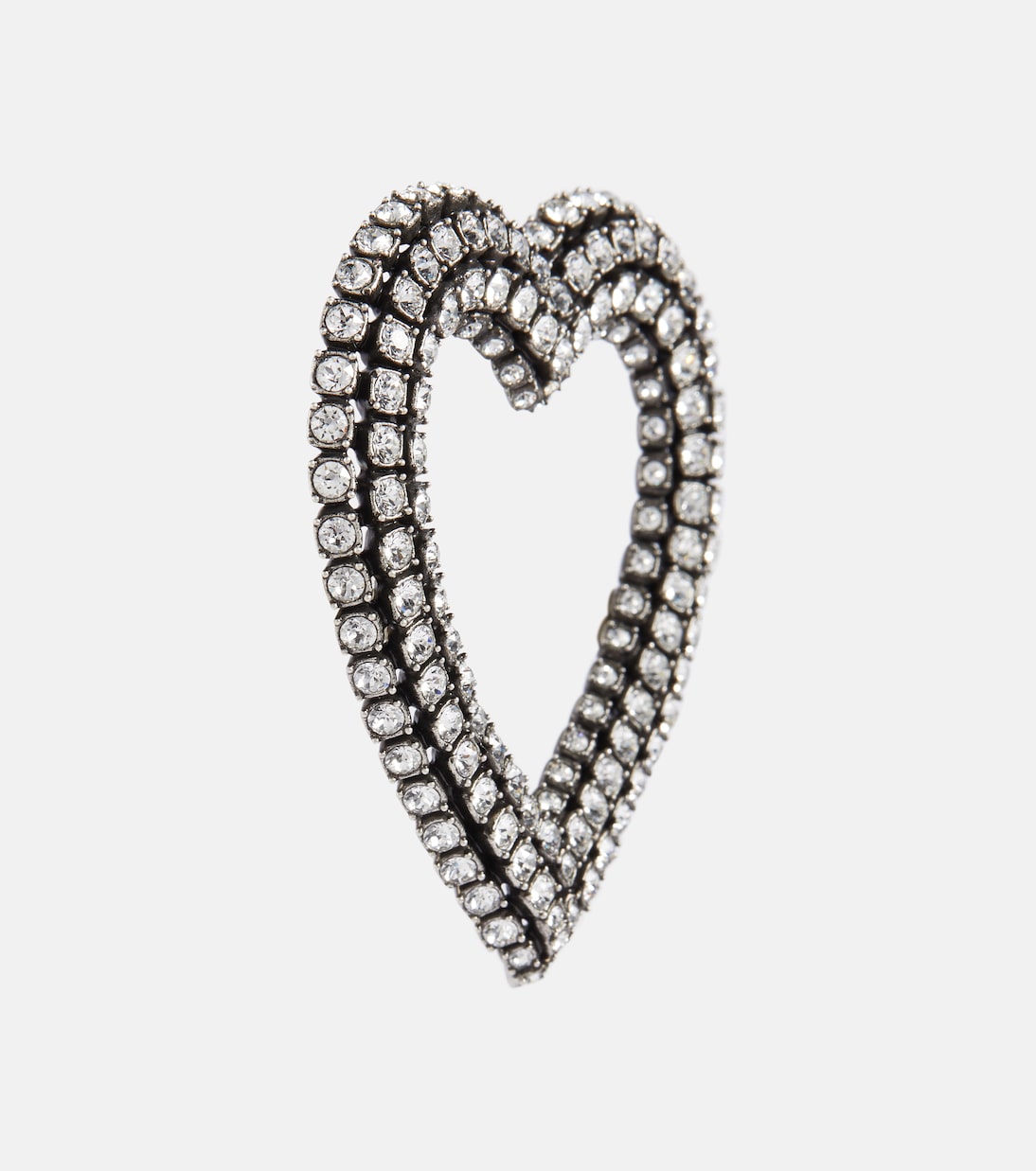 Orecchini a cuore con dettagli decorati BALENCIAGA per giovani trendsetter