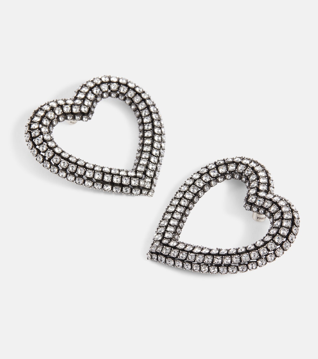 Orecchini a cuore con dettagli decorati BALENCIAGA per giovani trendsetter