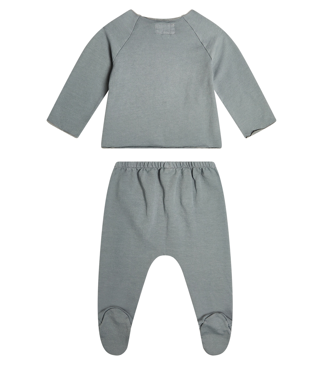 Baby cotton shirt and pants set | Il Gufo