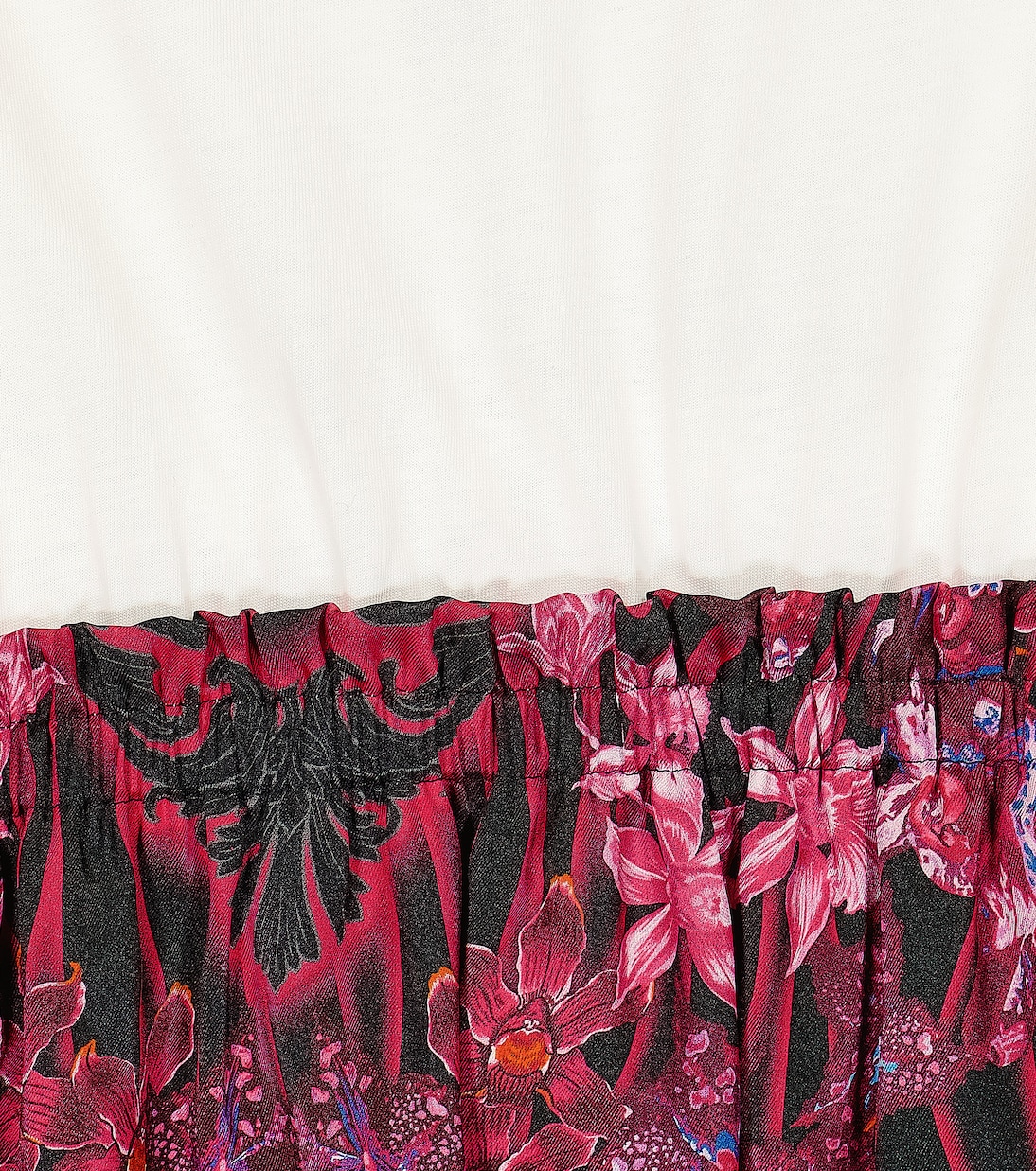 Kleid Orchid Barocco aus Baumwolle | Versace Kids