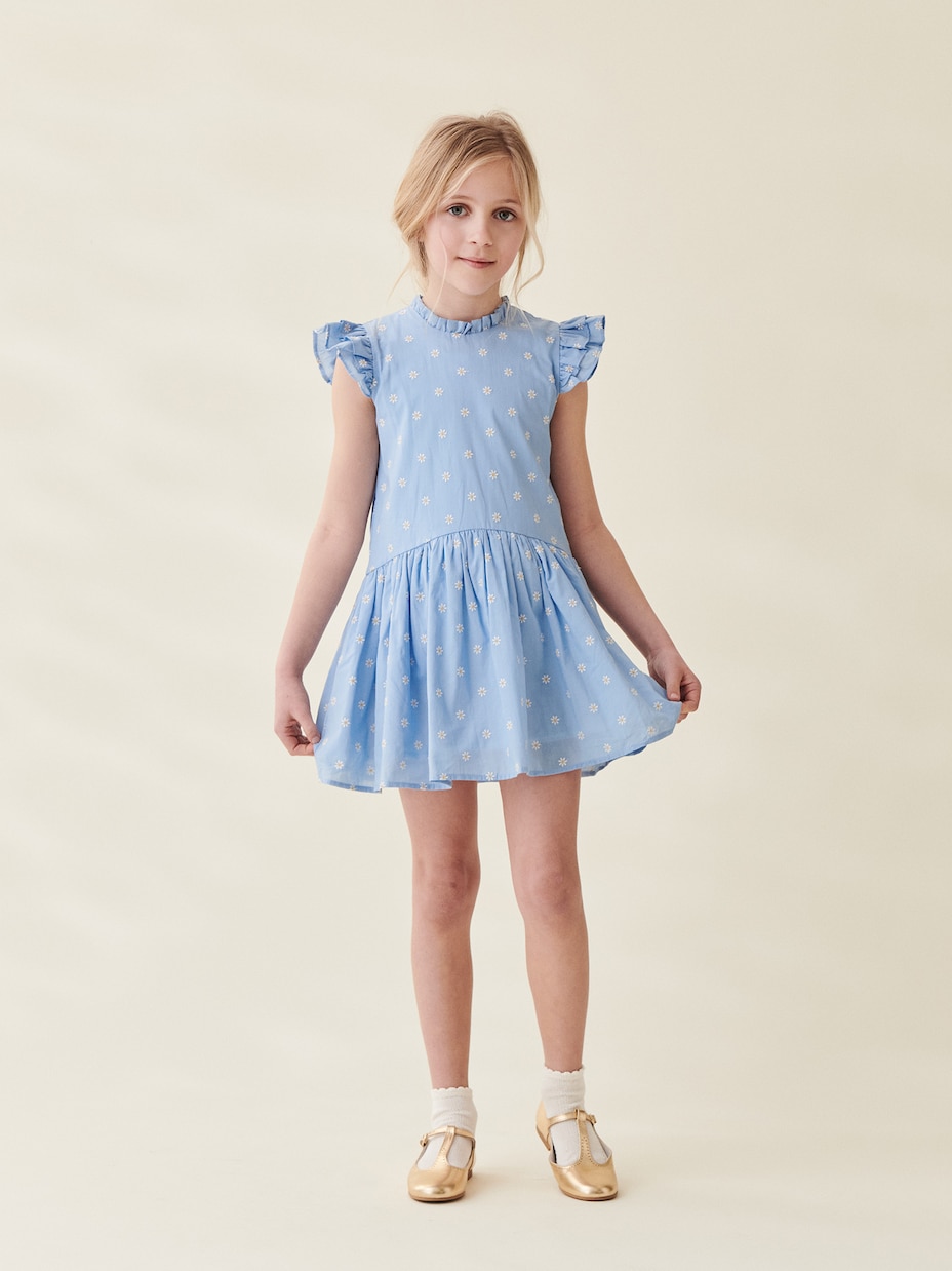 Bedrucktes Kleid Rita aus Baumwolle | La Coqueta