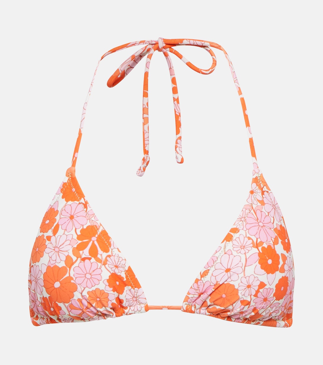 Top de bikini Scrunchie estampada | Reina Olga