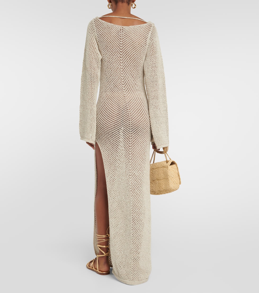 Rey cotton-blend maxi dress | Bananhot