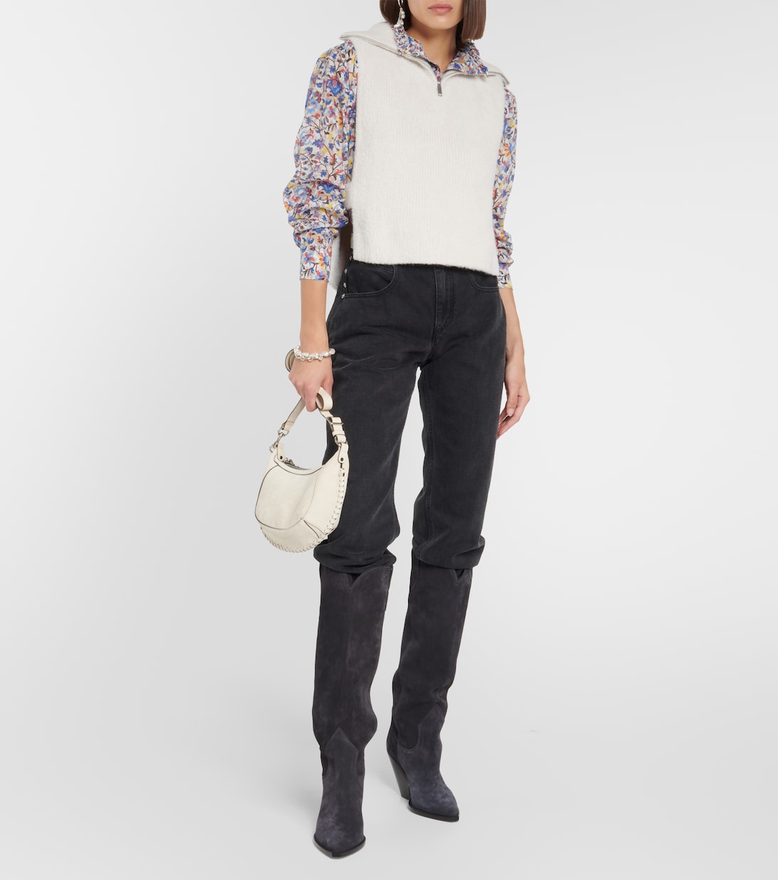 Chaleco Milie de punto con cuello alto | Marant Etoile