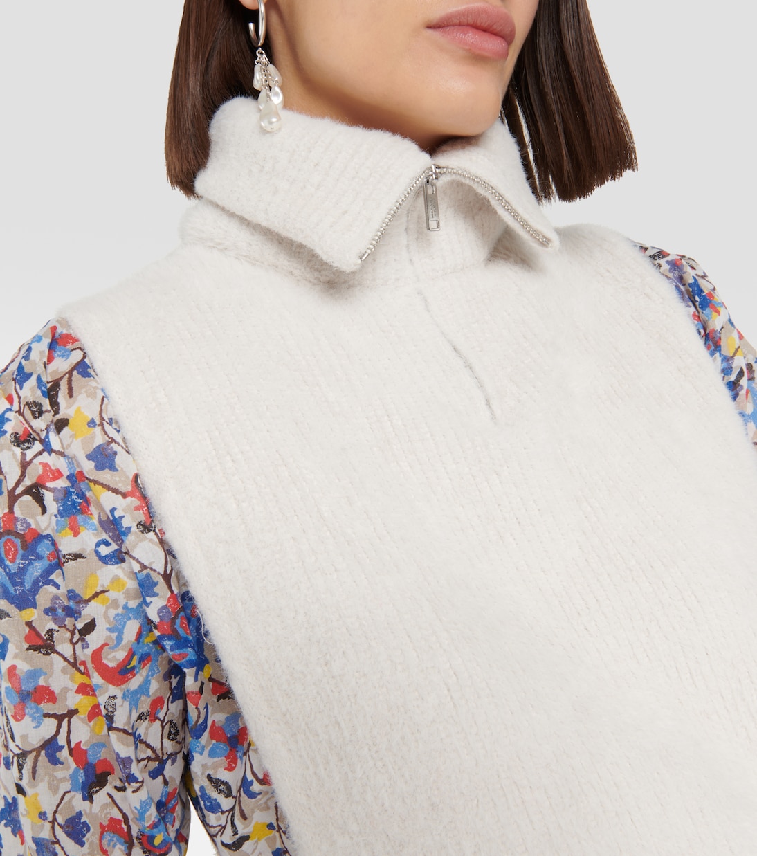 Chaleco Milie de punto con cuello alto | Marant Etoile