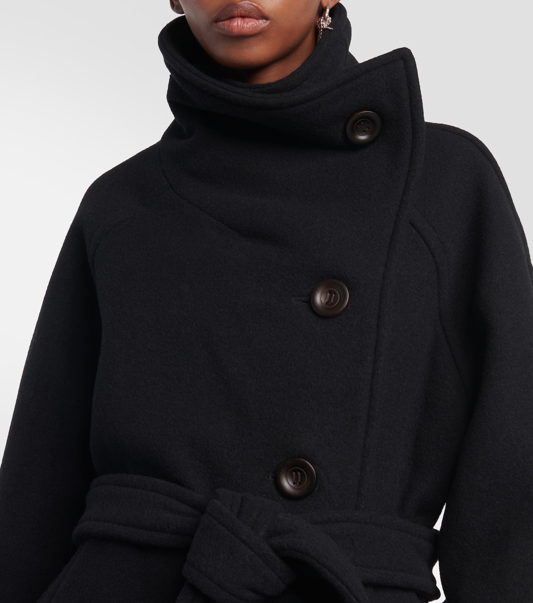 Double-breasted wool-blend coat | Acne Studios