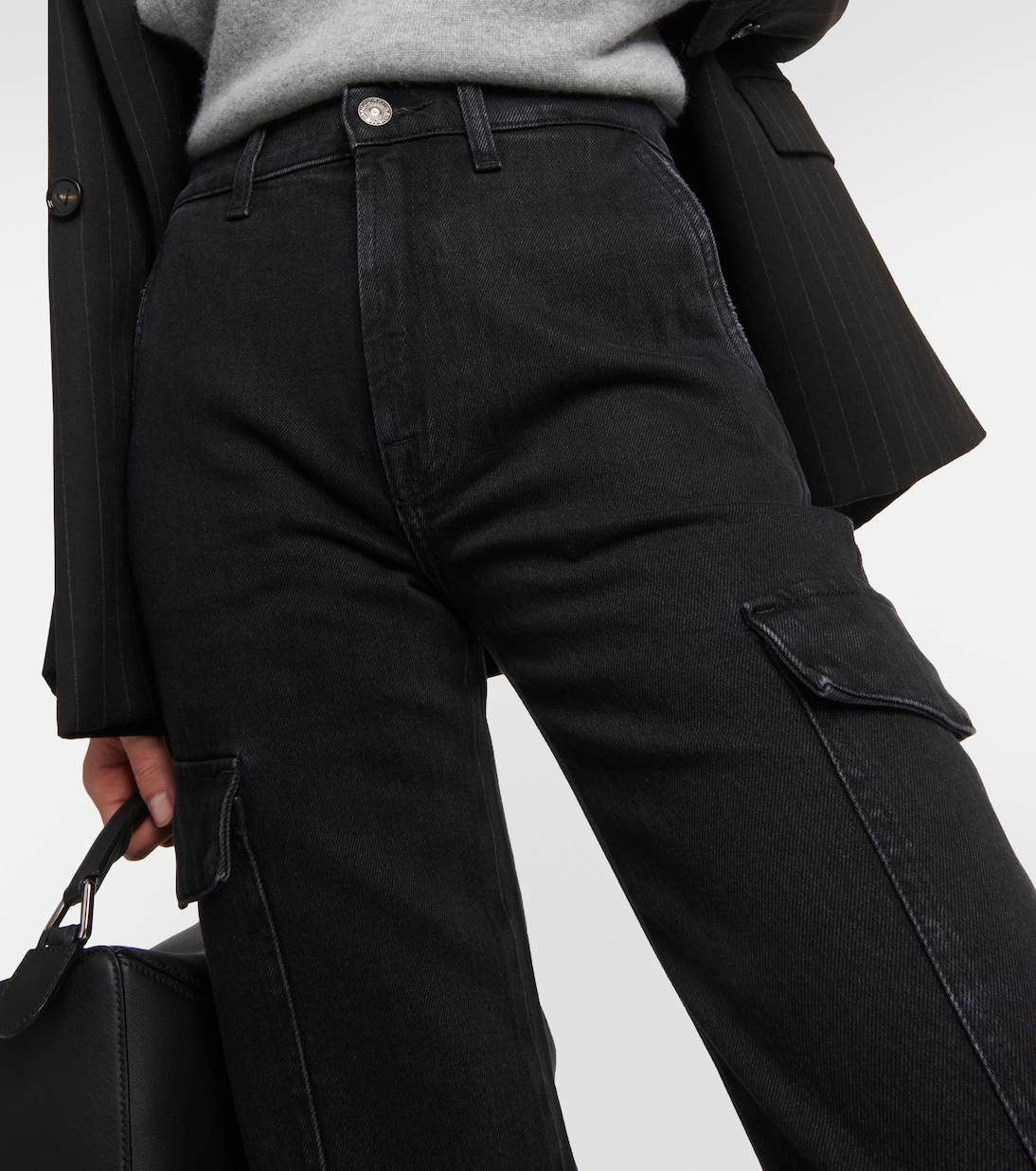 Logan Cargo cropped straight jeans | 7 For All Mankind