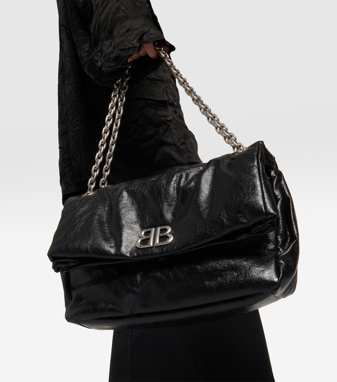 Schultertasche Monaco Medium aus Leder | Balenciaga