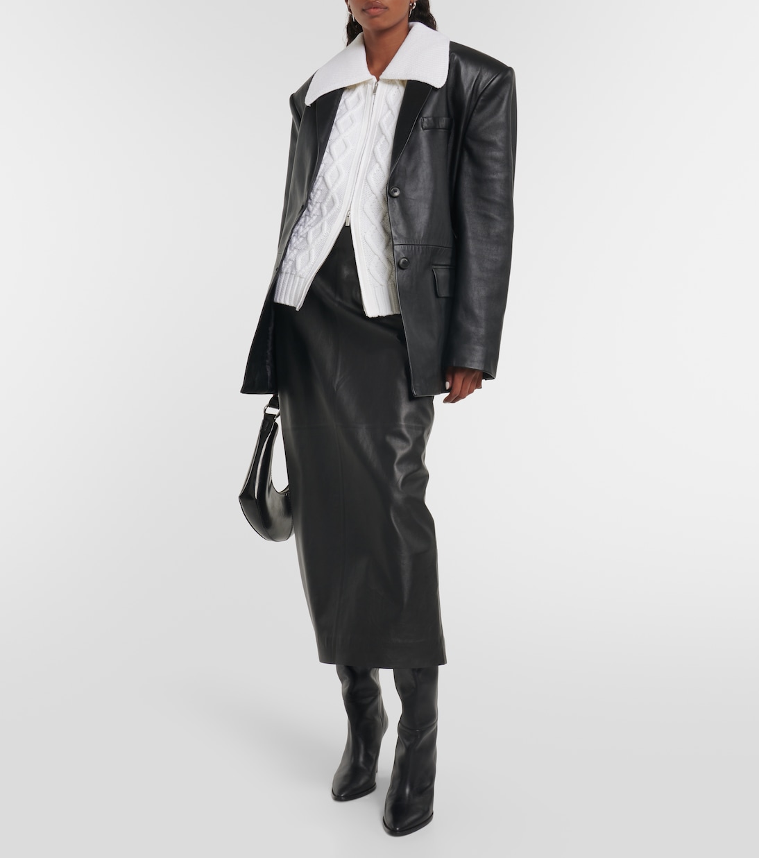 White Label - Cardigan in lana a trecce | Proenza Schouler