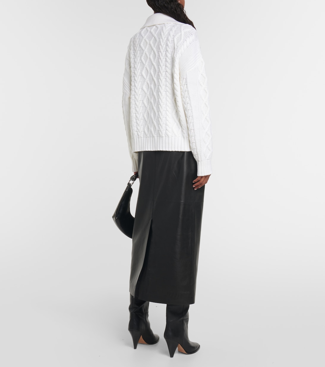 White Label - Cardigan in lana a trecce | Proenza Schouler