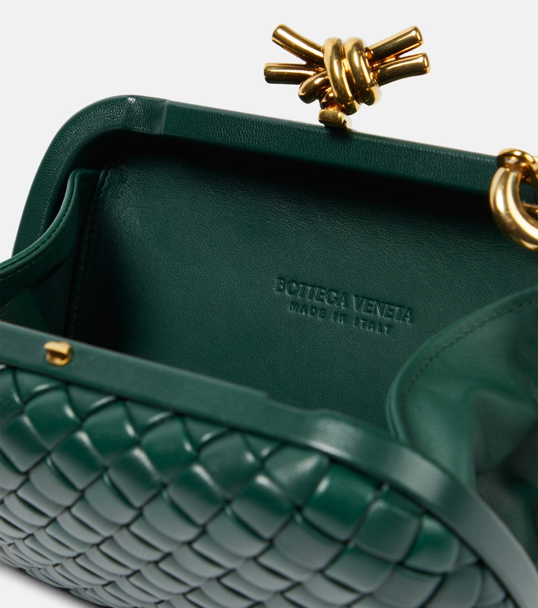 Clutch Knot Chain aus Leder | Bottega Veneta