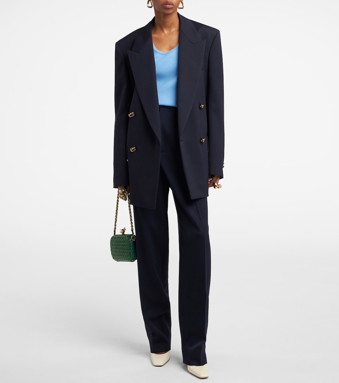 Clutch Knot Chain aus Leder | Bottega Veneta