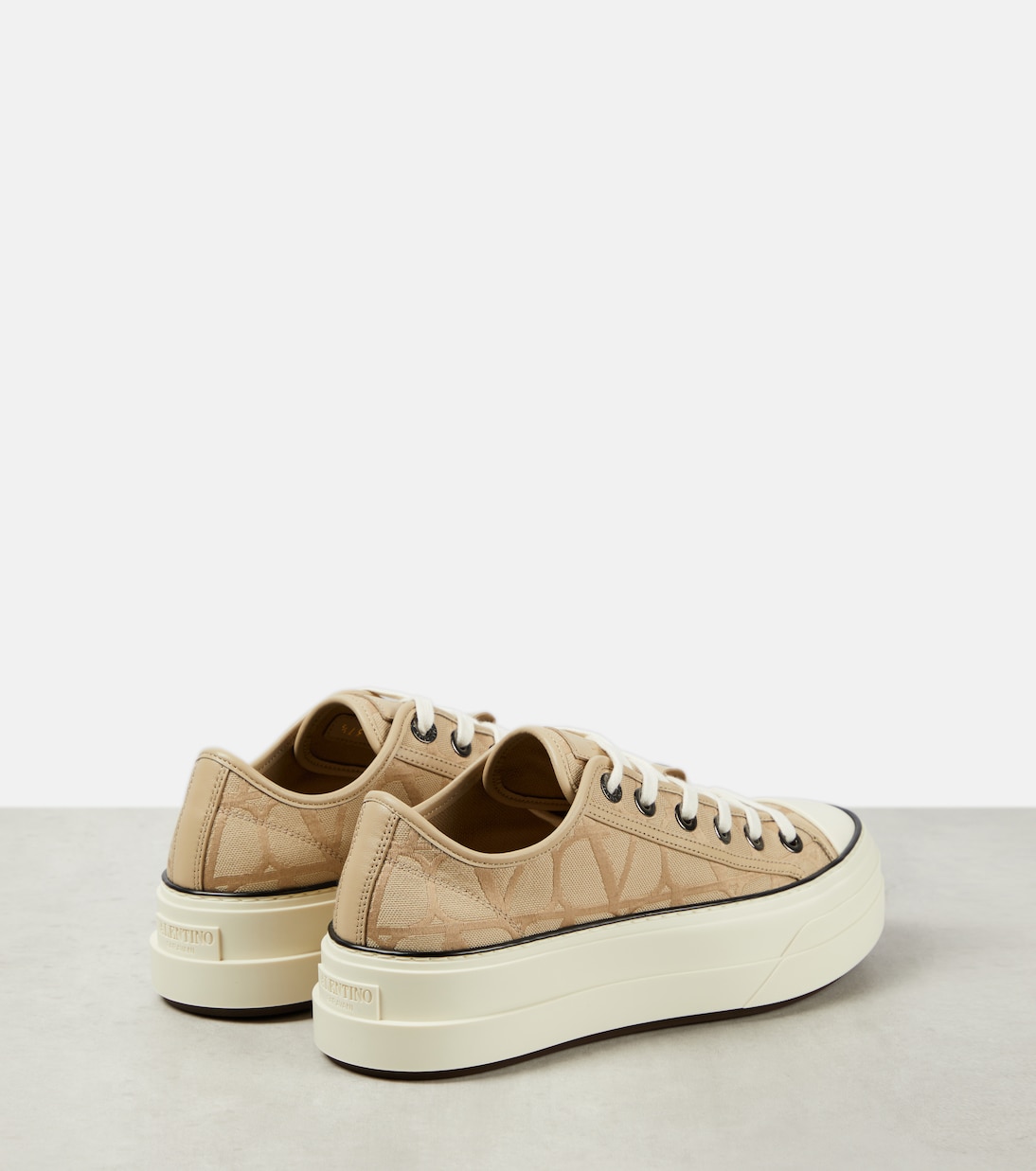 Totaloop Toile Iconographe canvas sneakers | Valentino Garavani