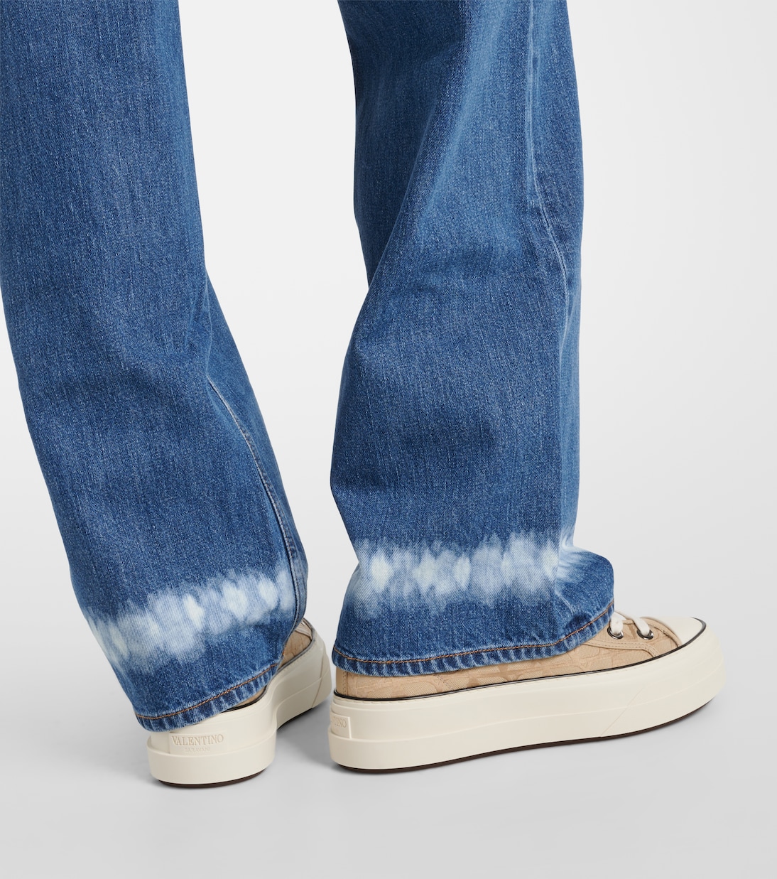 Totaloop Toile Iconographe canvas sneakers | Valentino Garavani