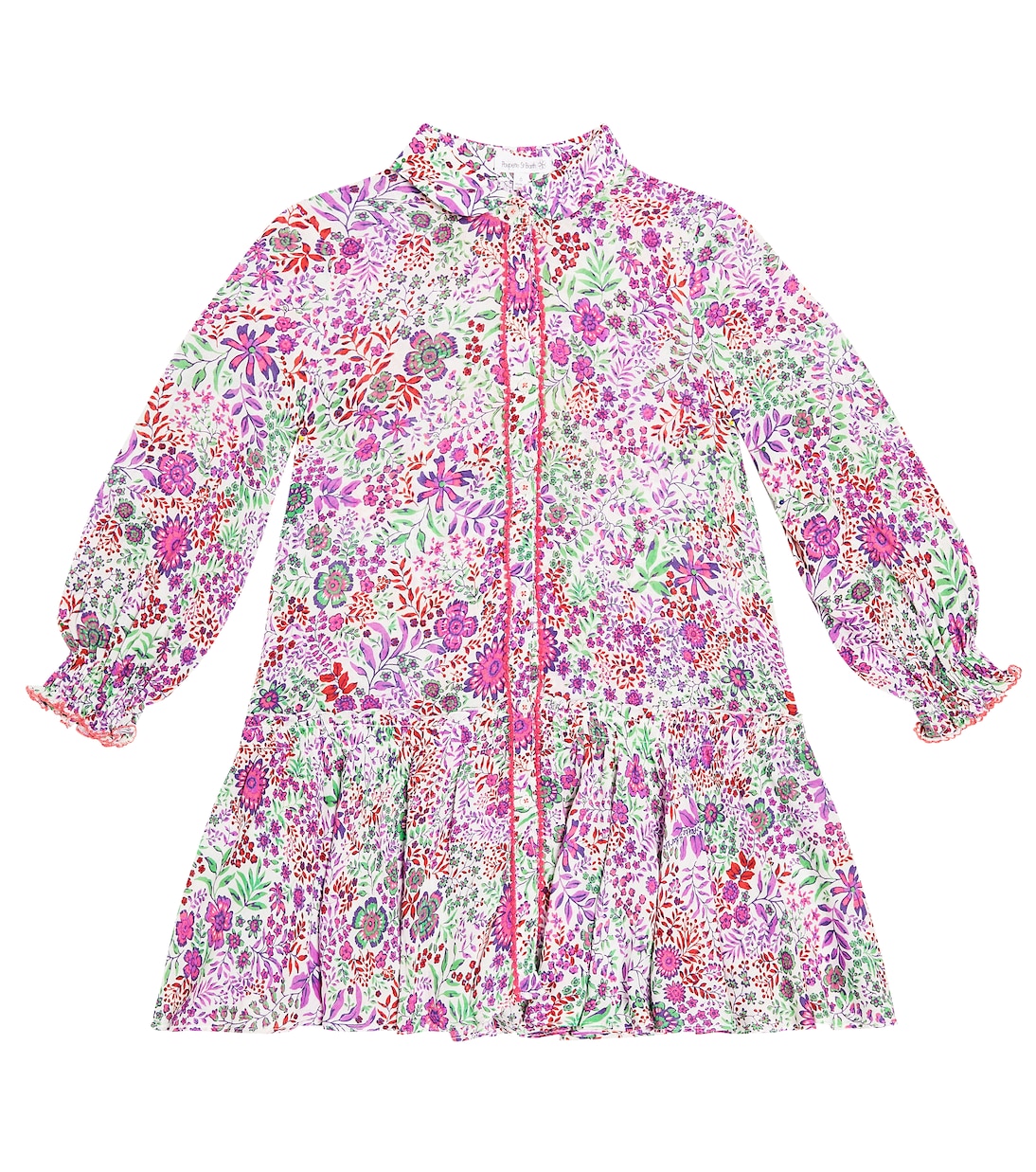 Abito Tesorino con stampa floreale | Poupette St Barth Kids