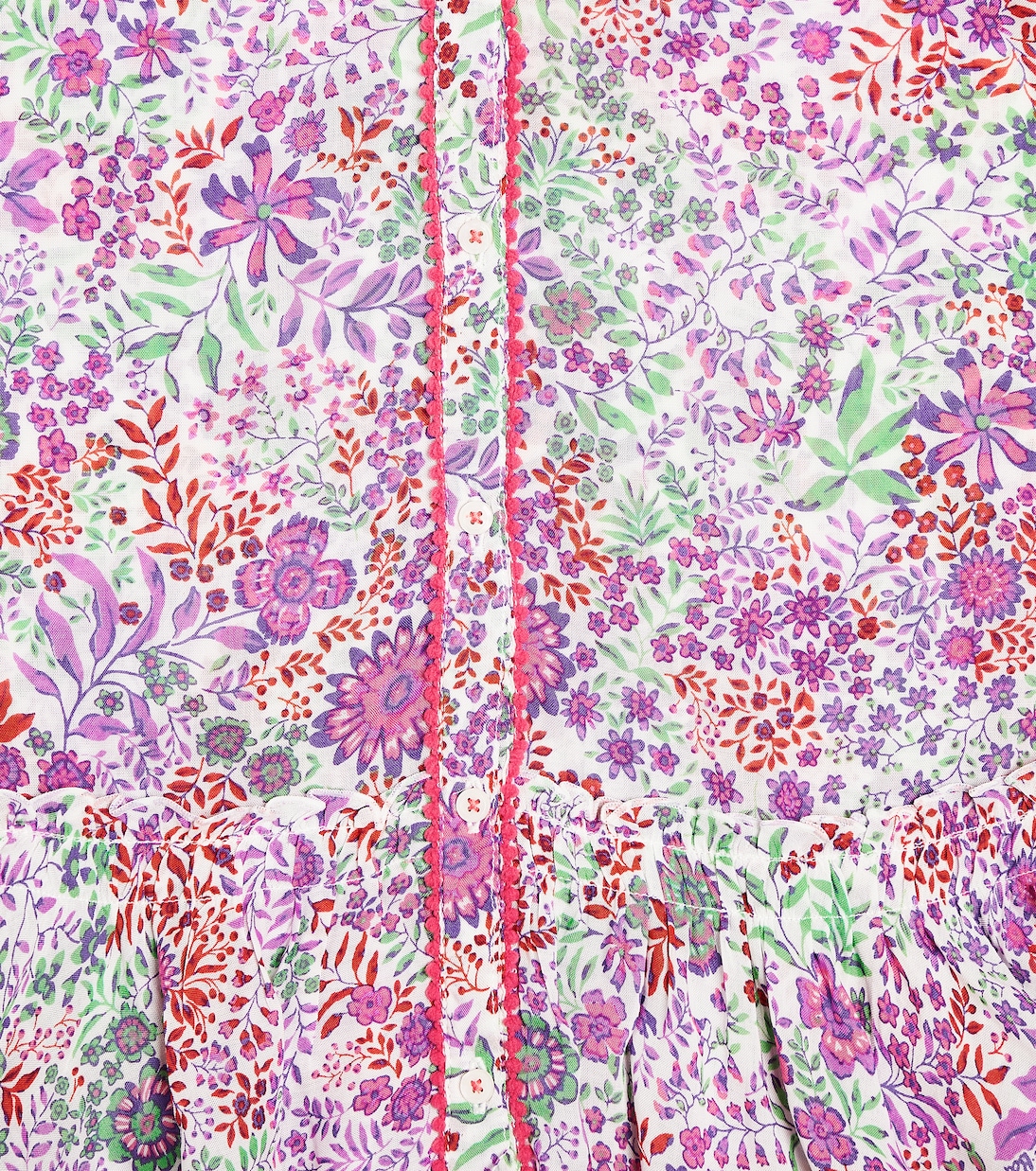 Abito Tesorino con stampa floreale | Poupette St Barth Kids