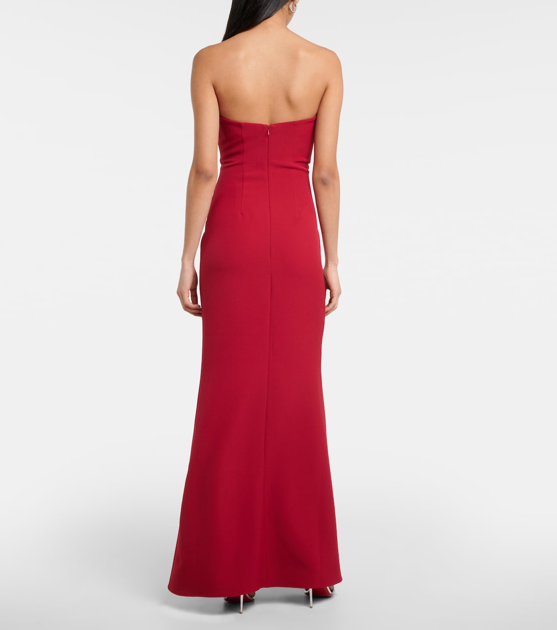 Makkari embellished strapless crêpe gown | Safiyaa